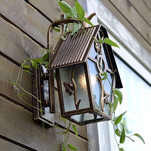 Preisvergleich Produktbild HOMEE Continental Retro Wandleuchte LED Außenhof Hof wasserdichte Gang Balkon Außenbeleuchtung