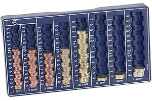 OISE ART STORE Trade Shop - Contamonete Portamonete Classificatore Colonne Vassoio Vaschetta 33x18,5 Cm