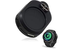 EDDRFY USB C Ladegerät Adapter für Garmin Fenix 8/7/7S/7X/6/5 Forerunner 970/965/945 Venu 3/Sq Quatix 7 Epix Pro Gen 2, Typ C Ladekabel Dock Station, Schnellladegerät, Kompakt & Tragbar, Schwarz