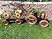 Produktbild 2x Traktor+Hänger Anhänger hell 45 + 45 cm aus Korbgeflecht, Korbmaterial wetterfest**, WITZIGE GARTENDEKO, ideal als Pflanzkasten, Blumenkasten, Pflanzhilfe, Pflanzcontainer, Pflanztröge, Pflanzschale, Rattan, Weidenkorb, Pflanzkorb, Blumentöpfe, Holzschubkarre, Pflanztrog, Pflanzgefäß, Pflanzschale, Blumentopf, Pflanzkasten, Übertopf, Übertöpfe, , Holzhaus Pflanzgefäß, Pflanztöpfe Pflanzkübel