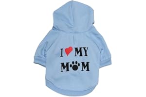 WAKKAL Walaka Vetement Chien/Chat De Petite Taille Confortable Hiver Chaud Vetements pour Chihuahua/Yorkshire/Bouledogue Francais/Shih Tzu Chaud Sweatshirt