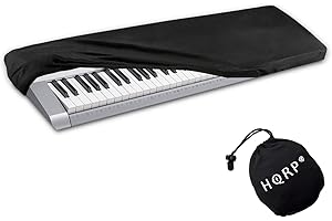 HQRP Funda antipolvo, cubierta para Casio CTK-7200 / CTK7200 / CTK-6200 / CTK6200 / CTK-6250 / CTK6250 / CTK-2400 / CTK2400 sintetizador + HQRP Posavasos