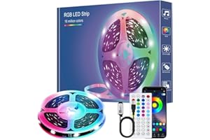 TK99SW TV LED Podświetlenia 2M, Bluetooth APP Control, Music Sync Color Changing, wrażliwy Mic, Timing Function, USB Powered, Taśma LED do dekoracji kuchni w sypialni TV