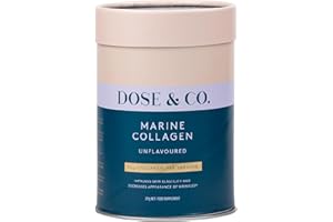 Dose & Co Marine Collagen Peptides with Vitamin C, Unflavoured - 221g Powder Supplement