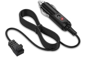 POWICE Kabel zastępczy do lodówki samochodowej 12 V-24 V, 12 V, 10 A, wtyczka do lodówki Mobicool, Alpicool ARB Waeco CF, kabel do lodówki samochodowej 1,8 m