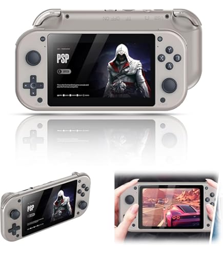 Console Portable Rétro R43 Pro - Écran 4,3 Pouces, 30000+ Jeux, Batterie 4000mAh - Avec 128 Go De Stockage