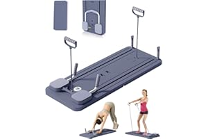 Olutula Ab Roller Board, Multi-Functional Full-Body Workout Trainer, Automatic Rebound Ab Roller Board, Core Strength and Abdominal Training Suitable for Men Women,Durable Pilates Board for Gym Use