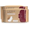 Carmesi Sensitive Sanitary Pads - 20 Pads (10 Large + 10 Xl) - Certified 100% Rash-Free By Gynecologist - Natural Plant Top Sheet - No Fragrance, No Chlorine - With Disposal Bags, Pack of 20