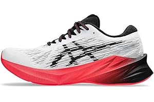 ASICS Novablast 3 Hombre Zapatos para Correr Blanco Negro