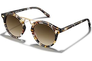 CARFIA Gafas de Sol Mujer Cuadrado, 100% de Protección UV(CA5354C)