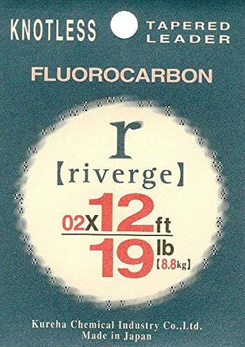 Riverge NEW Fluorocarbon Tapered Trout Fishing Casts 9ft 8lb