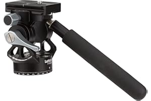 LEFTFOTO Głowica płynu statywu wideo z płytą Arca, lekka głowica panoramiczna do kompaktowych kamer wideo DJI RS2/3 Gimbals i DSLR