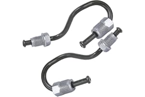 ANBOO 2Pcs 100mm Car Brake Hoses Rear Brake Pipes Compatible with VW Golf Mk5 Mk6 Passat CC B6 Beetle Touran Audi A3 TT 1K0611763E