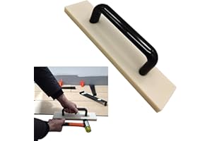 QOTSTEOS Tapping Block, Flooring Tools - Universal Flooring Tool Knocking for Vinyl Plank Home Flooring Tool Accessories with Handle, Need Use with Hammer(Size:30cm/11.81in)