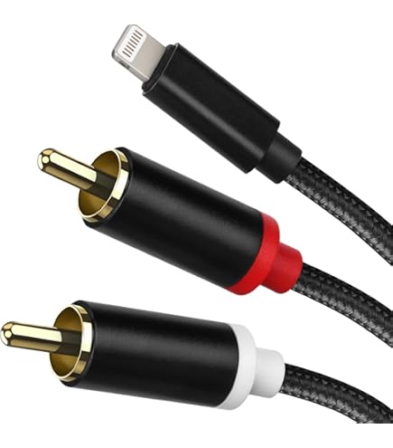 LDKCOK RCA To USB C Cable – 25FT Audio Cable For Phone & Laptop To Stereo, TV, Amplifier With Digital Chip (Blue, Gold Plated, Compatible With MacBook, Pixel, IPad Pro)