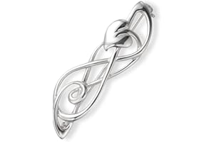 HEATHER NEEDHAM SILVER Heather Needham Sterling Silver Rennie Mackintosh brooch. Silver Leaf brooch - SIZE: 45mm x 13mm. Gift boxed 9101/B63HN