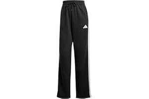 adidas Donna Essentials 3-Stripes Open Hem Fleece Pants