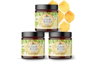 ‎NATURHERZ Bio Gelee Royal | Frisches Gelee in Premium Imkerqualität | OHNE Zusätze | Naturherz-Original (3 x 100 g)
