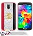 Produktbild Ultraflache weiche Schutzhülle SAMSUNG GALAXY S5 [Ägypten Flagge] [Rosa] von MUZZANO + 3 Display-Schutzfolien UltraClear + STIFT und MICROFASERTUCH MUZZANO® GRATIS - Das ULTIMATIVE, ELEGANTE UND LANGLEBIGE Schutz-Case für Ihr SAMSUNG GALAXY S5