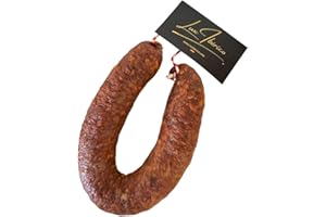 LUX IBÉRICO - Chorizo Ibérico de Herrradura (350g) – Embutido Tradicional - Origen Extremadura - Envasado al Vacío