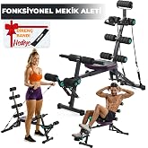 &Ccedil;ok Fonksiyonlu Mekik Sehpası Sırt A&ccedil;ılı Ev Fitness Aleti Egzersiz Ekipmanı Diren&ccedil; Lastiği Hediye