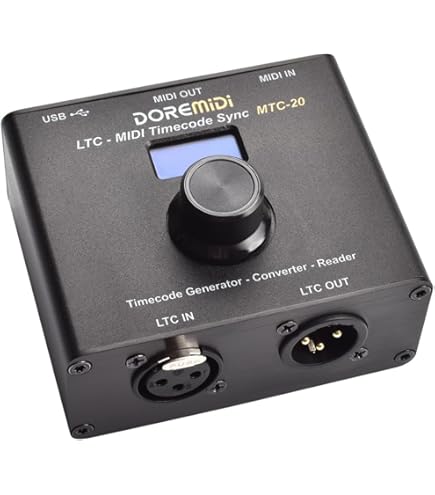 DOREMiDi MIDI to DMXコントローラー (MTD-1024) DOREMiDi Kontroler MIDI na DMX (MTD-1024) może konwertować
