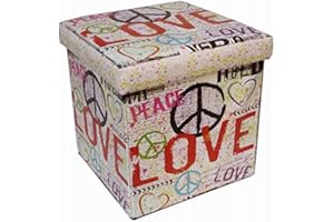 BISCOTTINI Eco- leather made folding pouf W38xDP38xH38 cm sized