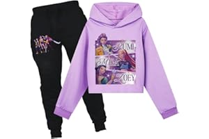 Rzfbeeok Kids Movie Singer Cotton Tracksuits Sets Cartoon Star Sweat Hoodie Jogging Suits Kids Daily Casual Sporting Suits