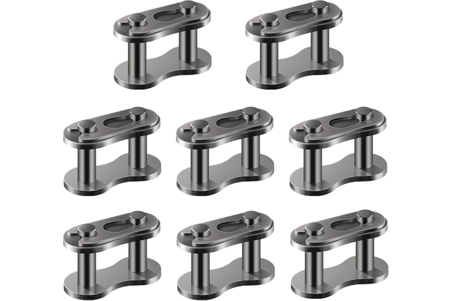 8pcs #520 Chain Master Link, Heavy Duty Master Link for Chain with O Ring Chain Connector Link for Motorcycle Dirt Bike Pitpro