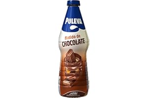 Puleva - Batido Puleva de Cacao, Rico en Calcio, Proteínas y Vitamina D, Sin Gluten, Bebida Láctea Nutritiva, Para Desayuno y Merienda, Indicado para Niños y Familias, Botella de 1 L