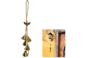 JLNGTHONG Campane a vento da giardino, scacciapensivi, da appendere, fatti a mano, campana, ornamenti da appendere, decorazione da appendere per giardino, terrazza, cortile, idea regalo