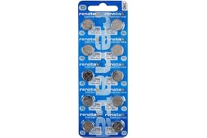 Renata 390 SR1130SW Batteries - 1.55V Silver Oxide 390 Watch Battery (10 Count)