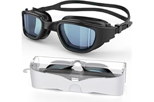 Zeligerstar Swimming Goggles, Polarized Goggles Swimming Adult, Anti Fog Anti Leak UV Protection Open Water Swim Goggles for Men Women Junior with Goggle Case