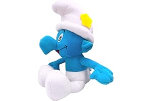 WKxinxuan Peluche Schtroumpf, 35 cm Poupées en Peluche Schtroumpfs, Anime Schtroumpfette Peluche, Peluche Schtroumpfs Poupée pour Jouet Enfants Anniversaire Cadeau De Noël