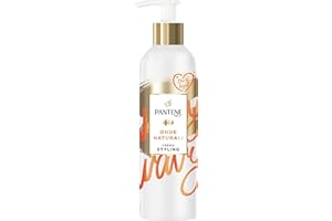 Pantene Pro-V Crema Styling + Termoprotettore Onde Naturali, senza Risciacquo, Nutriente, con Olio di Argan, per Controllo del Crespo e Onde Morbide e Idratate, 235 ml