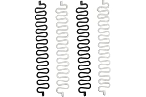 LLGSDLL Intrecciare i Capelli delle Donne 4 Trecciatrici Centopiedi Francesi, French Hair Styling Clip Stick Chignon Creatore Treccia Strumento Accessori per Donna Ragazza