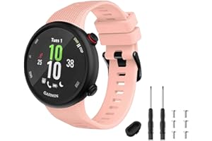 TOPPERFEKT GVFM Correa Compatible con Garmin Forerunner 45, Pulsera Deportiva de Silicona de Repuesto para Forerunner 45 y Swim 2