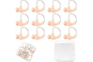 AOMAIGAD Nuoto Naso Clip，8 Pack Silicone Spine del Naso，Fermo e affidabileper Il Nuoto Clips da Nuoto Impermeabile Tappi Protezione per Adulti e Bambini