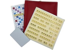 LA BOUTIQUE DU SCRABBLEUR Jeu de Scrabble de Voyage magnétique Pochette Standard Officiel de la fédération française de Scrabble Duplicate Made in France idéal pour Les scrabbleurs de la Famille