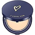 CVB C25 Perfect Pressed Powder for Long Lasting Effect, Weightless Stay Compact Powder for Makeup Base, Enhances Skin Tone, Blurs Imperfections (01, White Ivory, 12g)