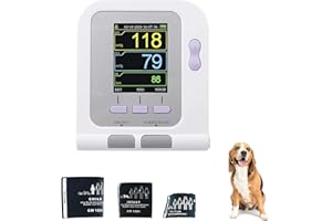 LLLZM Tensiomètre Électronique Vétérinaire, Brassard De Mesure De La Pression Artérielle Vétérinaire Numérique, Utilisé pour Poignet, Chien, Chat, Animaux de Compagnie