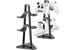 Link Dream Soporte universal para mandos de gaming PS5, PS4, Nintendo Switch y Xbox Series, soporte para 4 controladores (negro)