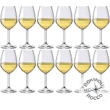 BORMIOLI ROCCO - DiVino, Calici per vino bianco, 44,5 cl, set da 12 pz