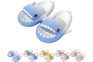 Giltpeak Cloud Shark Slides dziecięce kapcie z rekinem, buty na lato, antypoślizgowe klapki kąpielowe, buty kąpielowe, na plażę, zabawne sandały