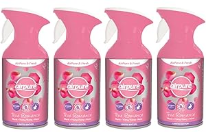 FIXTURES BUSINESS & HOMEWARES Airpure & Fresh Trigger Air Freshener Spray 4 Pack (True Romance)
