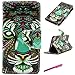 Note 3 Case, [Card Slots] JCmax Premium Slim Flip PU Leather Wallet Case Cover Back Skin [Kickstand] and Magnetic Closure for Samsung Galaxy Note 3 -[Animal Tiger Pattern]