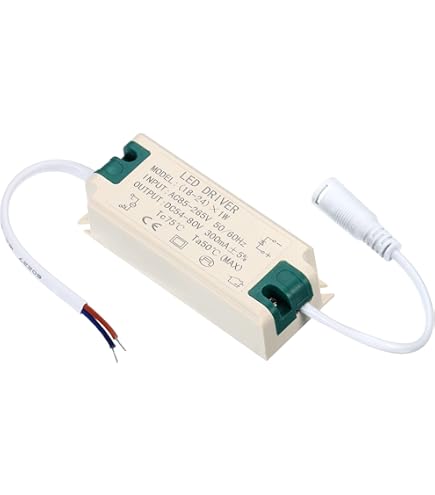 18-24W 280mA LED Drver AC 100-240V Output 54-72V DC Male Connector - View #8