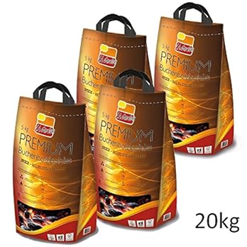 Premium Buchen Holzkohlebriketts 20kg La Garden Profi Grillkohle Briketts 4 X 5 Kg Sack Hartholzbriketts Aus Buchenholz Lange Brenndauer Gleichmige Glut