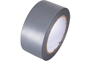 GTSE Nastro di marcatura per pavimento, 50 mm x 33 m, grigio – per piste da ballo e palestre, 1 Rotolo