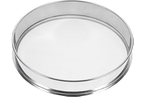 OUNONA Kräuterpollen-Extractor aus Edelstahl mit stapelbarem 100-Mikron-Shaker-Sieb